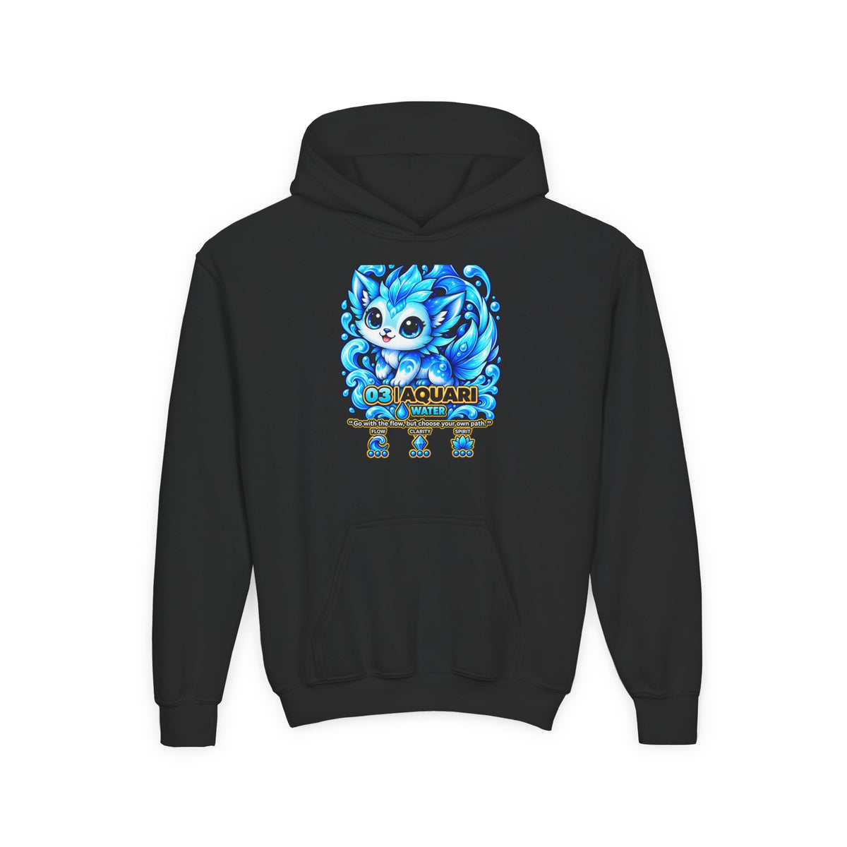 Aquari #03 — Water | Kawaii Hoodie