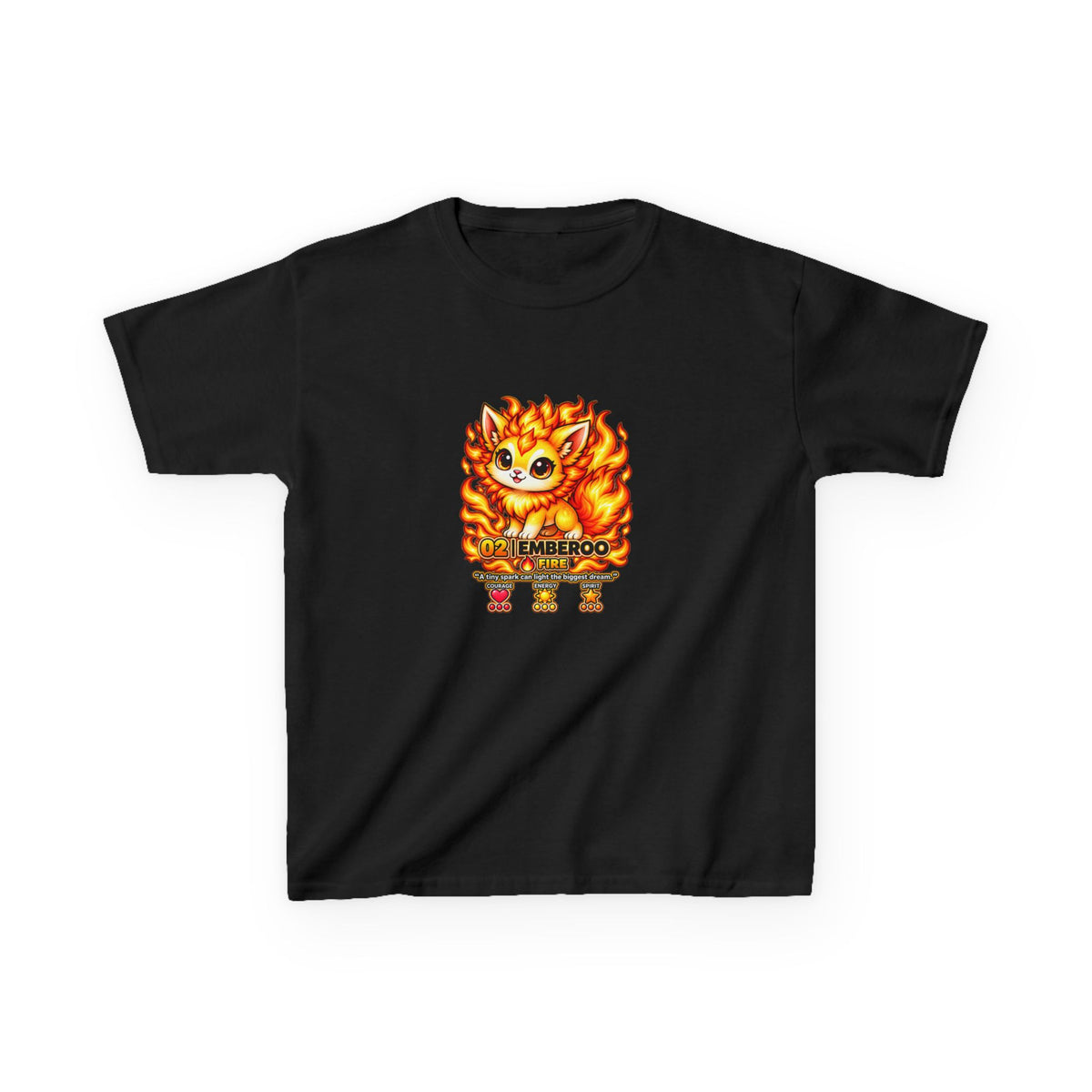 Emberoo #02 — Fire | Kawaii T-Shirt