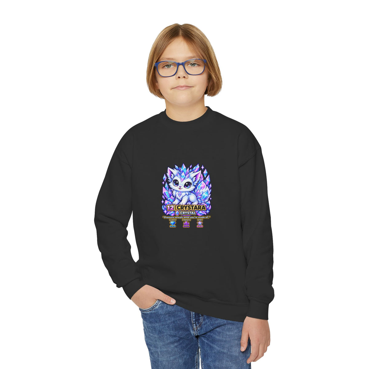 Crystara #12 — Crystal | Kawaii Sweatshirt