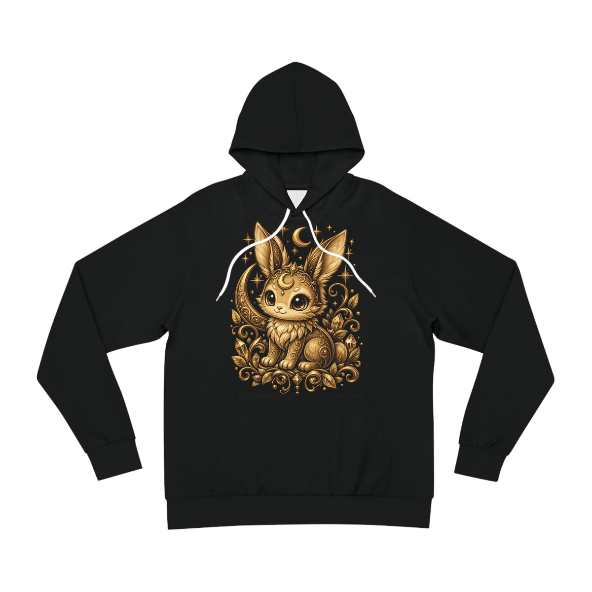 Frostelle #07 — Ice | Black & Gold Collector’s Edition AOP Hoodie