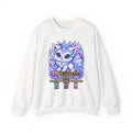 Crystal Fox Crewneck Sweatshirt — Kawaii Crystara Gaming Pet Design