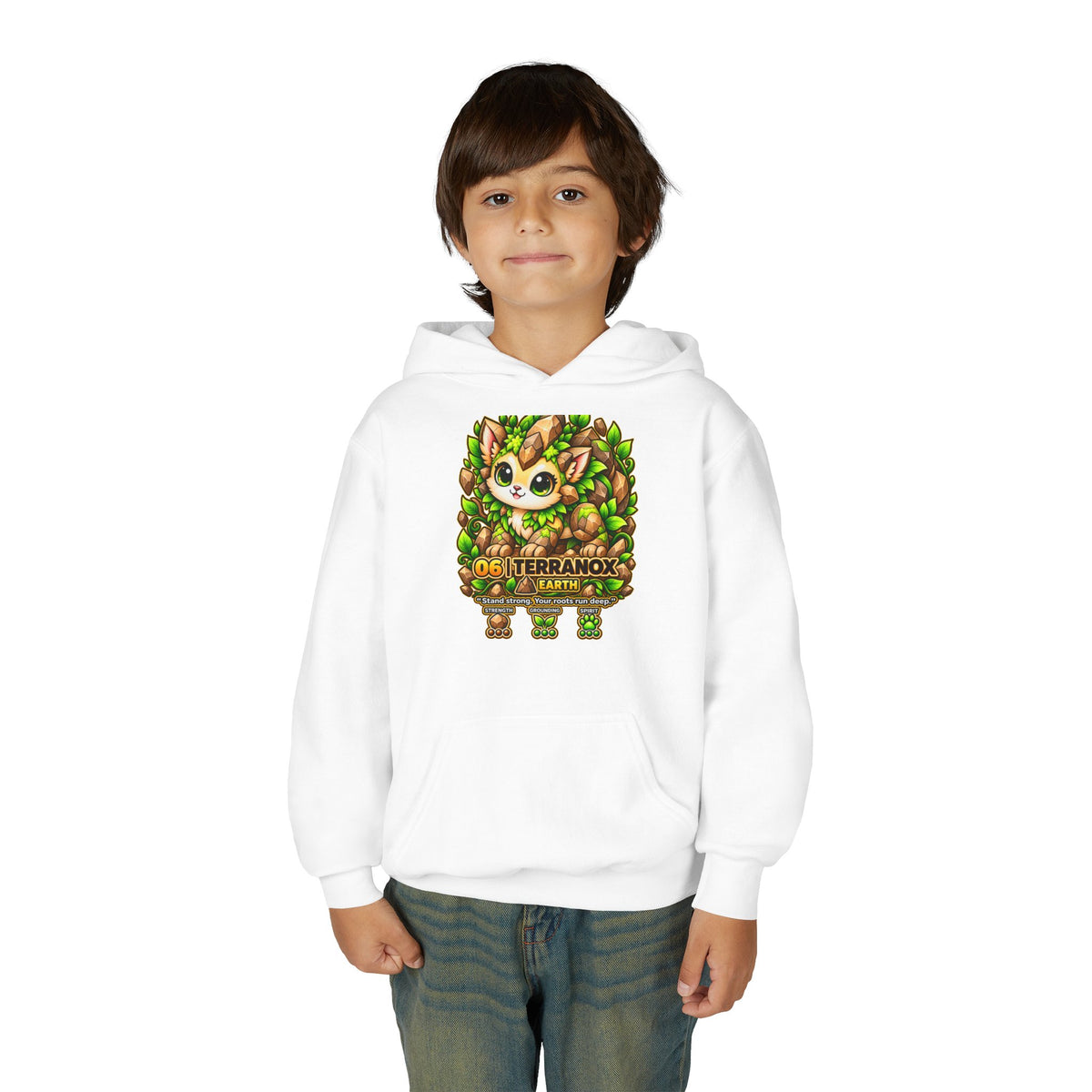 Terranox #06 — Earth | Kawaii Hoodie