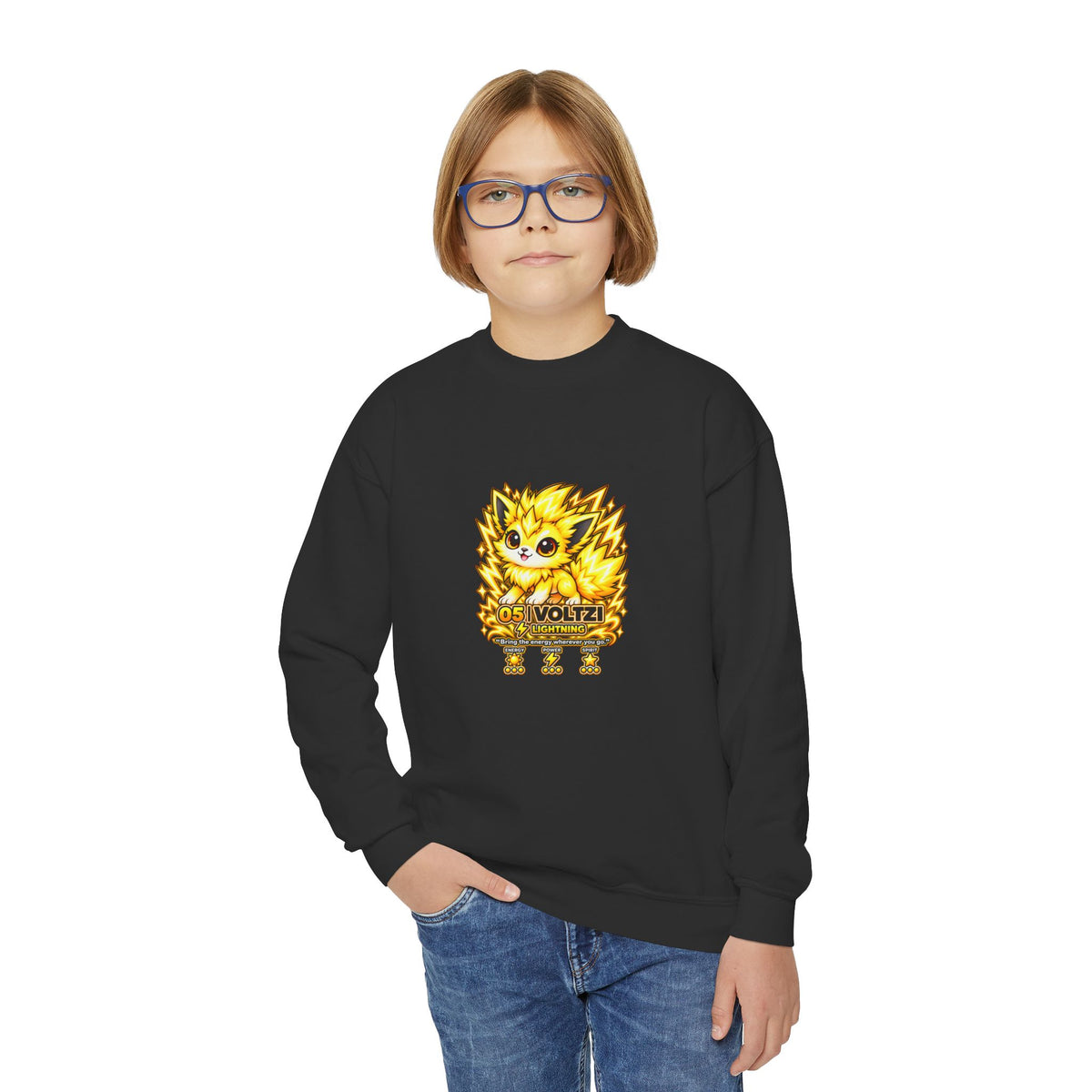 Voltzi #05 — Lightning | Kawaii Sweatshirt