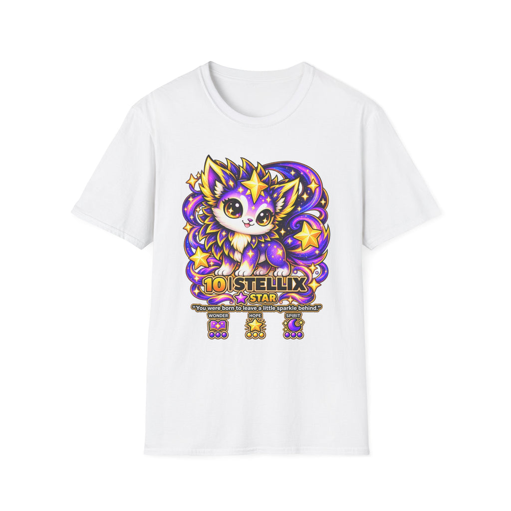 Magic Star Kitty T-Shirt — Cute Cosmic Cat Graphic Tee