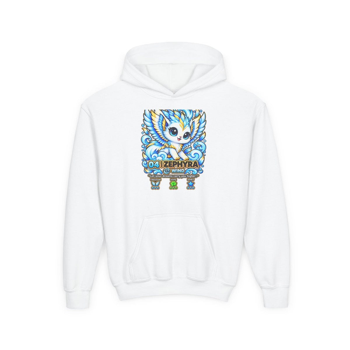 Zephyra #04 — Wind | Kawaii Hoodie