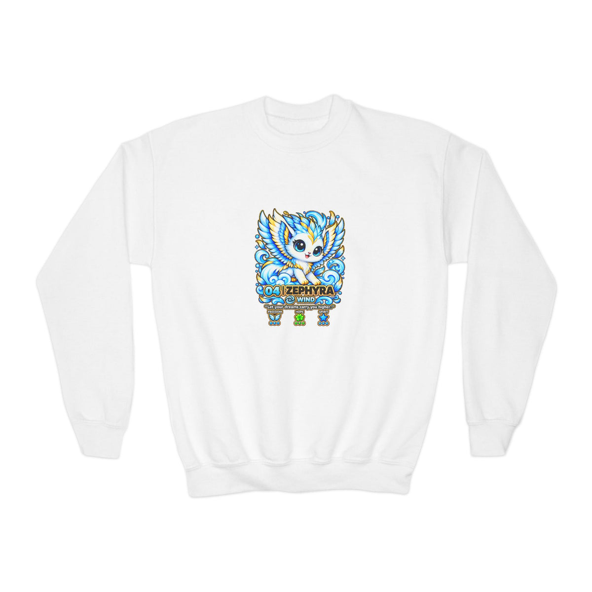 Zephyra #04 — Wind | Kawaii Sweatshirt