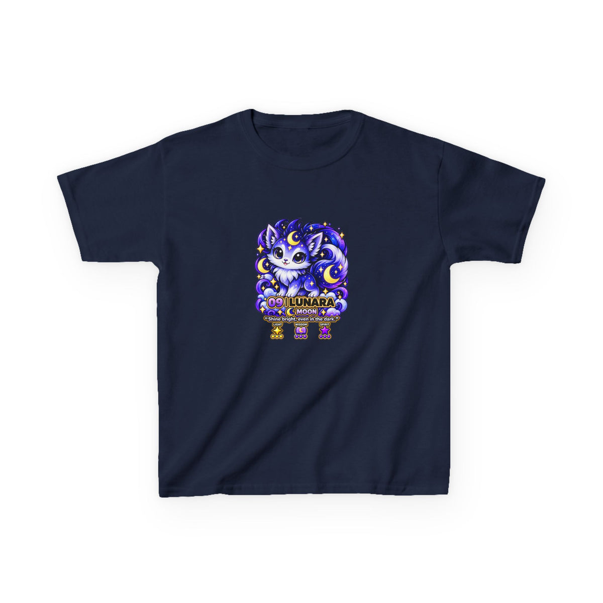 Lunara #09 — Moon | Kawaii T-Shirt