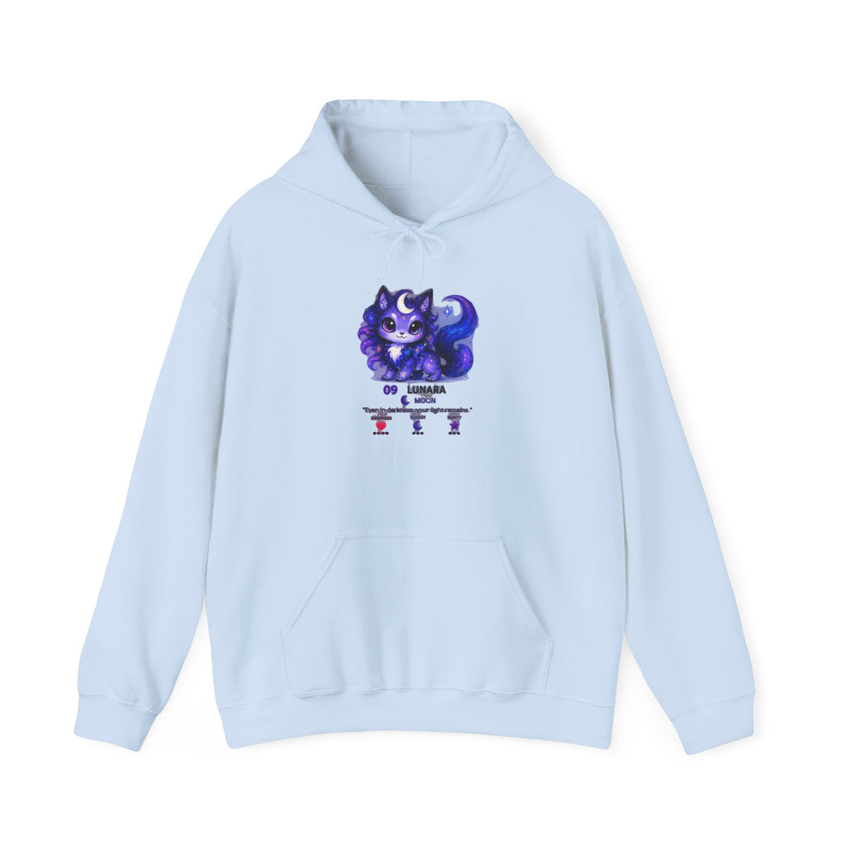 Lunara #09 — Moon | Kawaii Hoodie