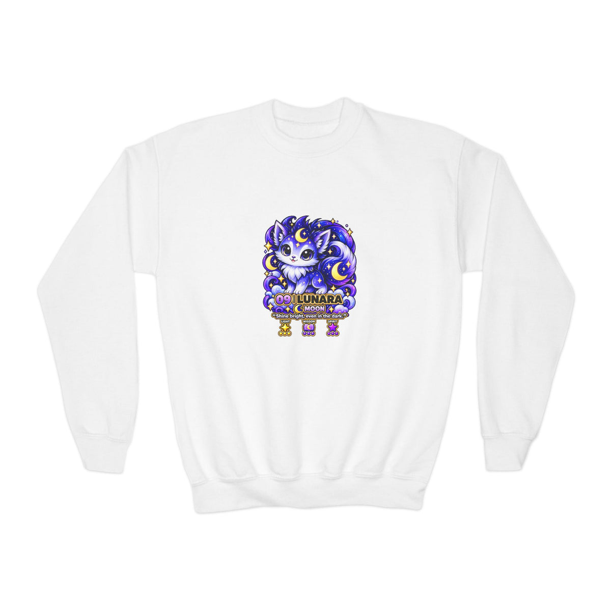 Lunara #09 — Moon | Kawaii Sweatshirt
