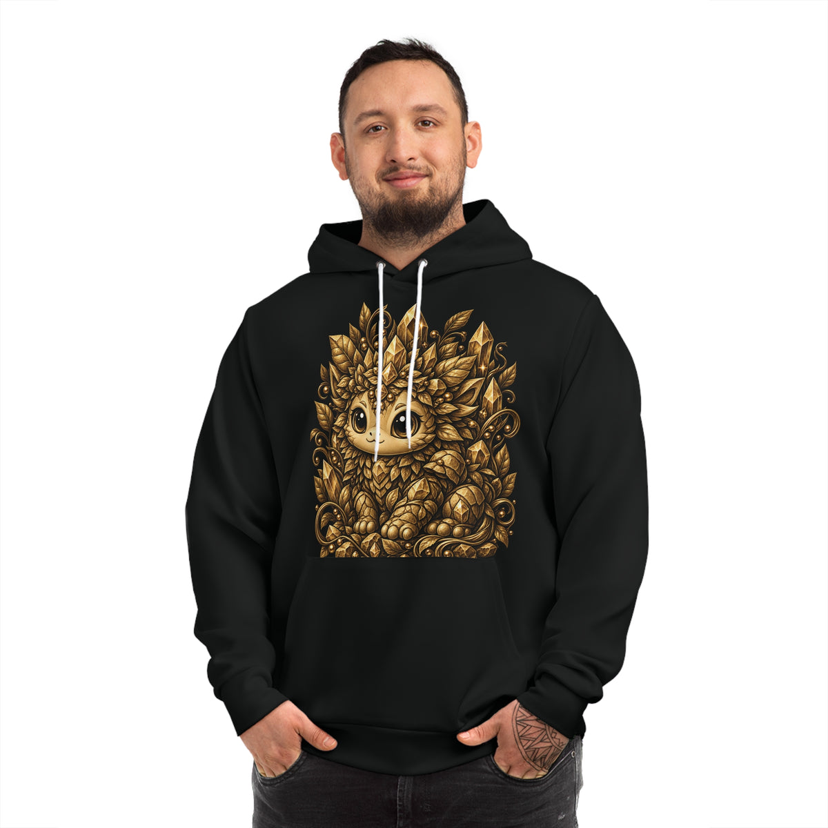Terranox #06 — Earth | Black & Gold Collector’s Edition AOP Hoodie