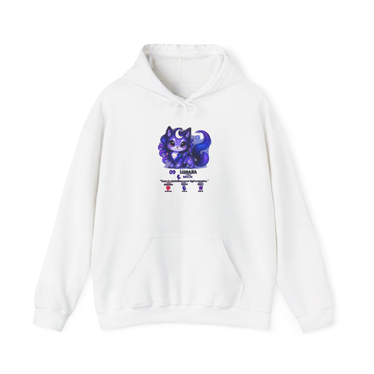 Lunara #09 — Moon | Kawaii Hoodie