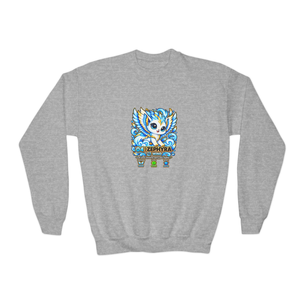 Zephyra #04 — Wind | Kawaii Sweatshirt
