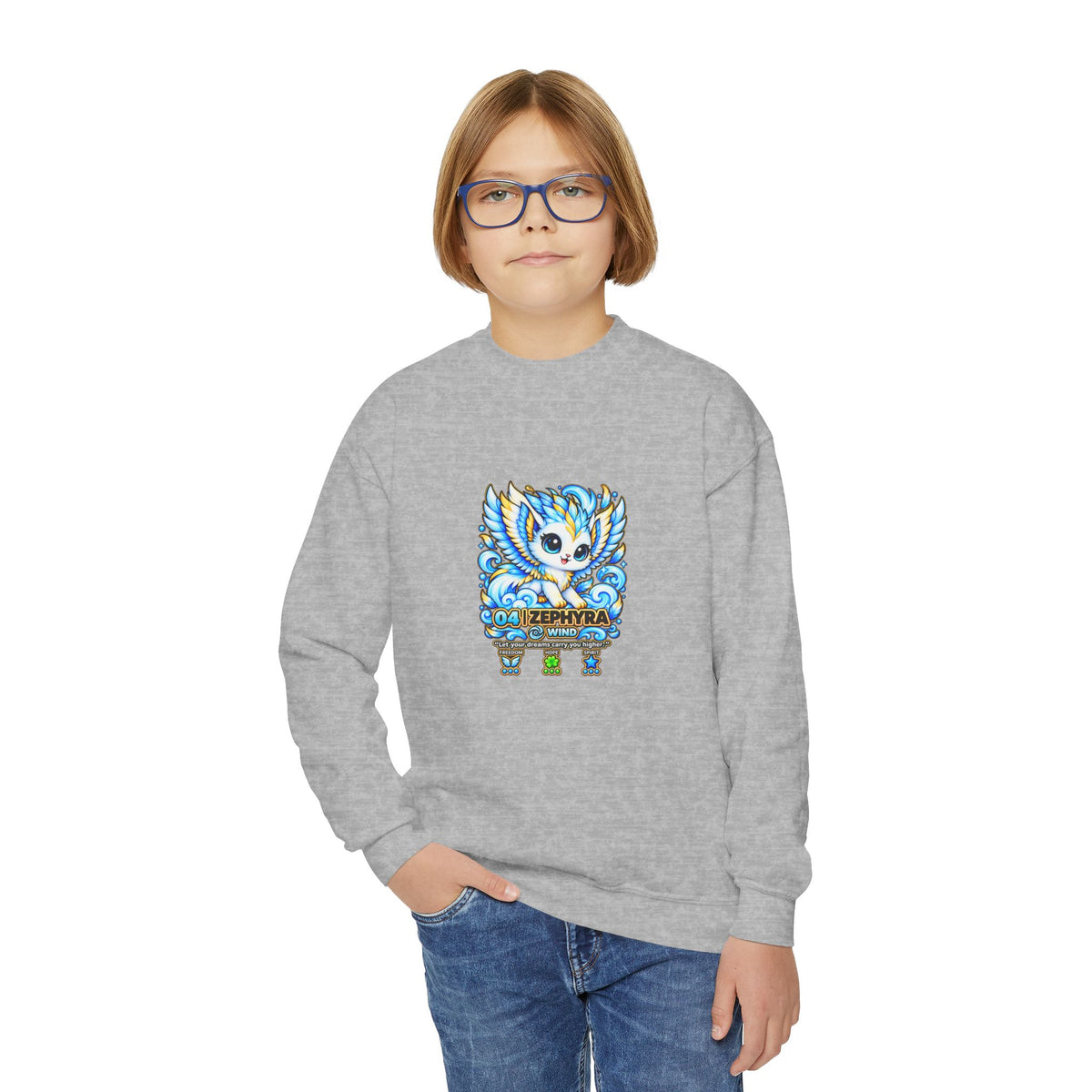 Zephyra #04 — Wind | Kawaii Sweatshirt