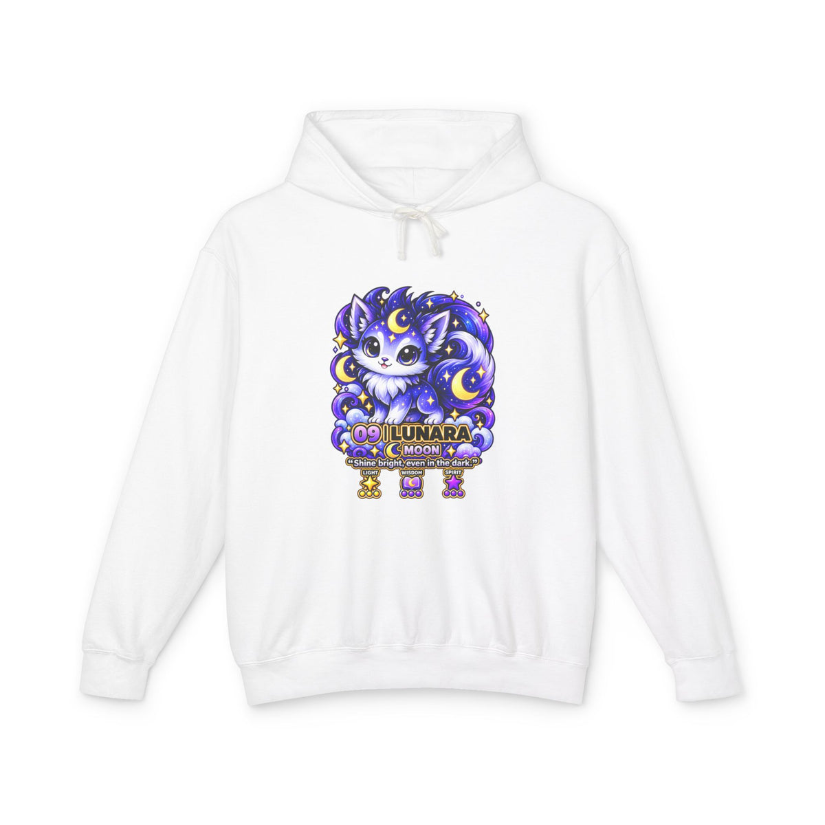 Lunara #09 — Moon | Kawaii Hoodie