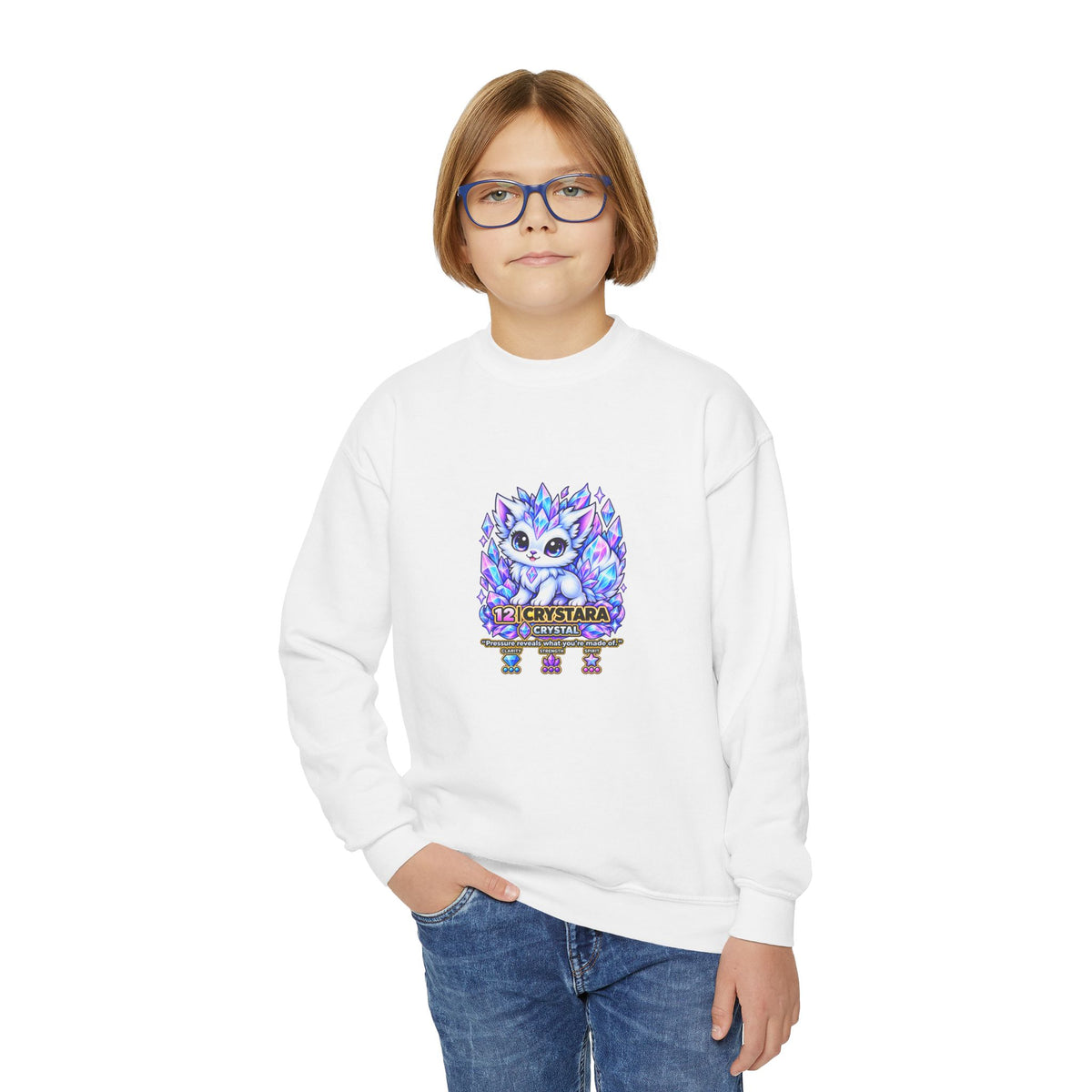 Crystara #12 — Crystal | Kawaii Sweatshirt