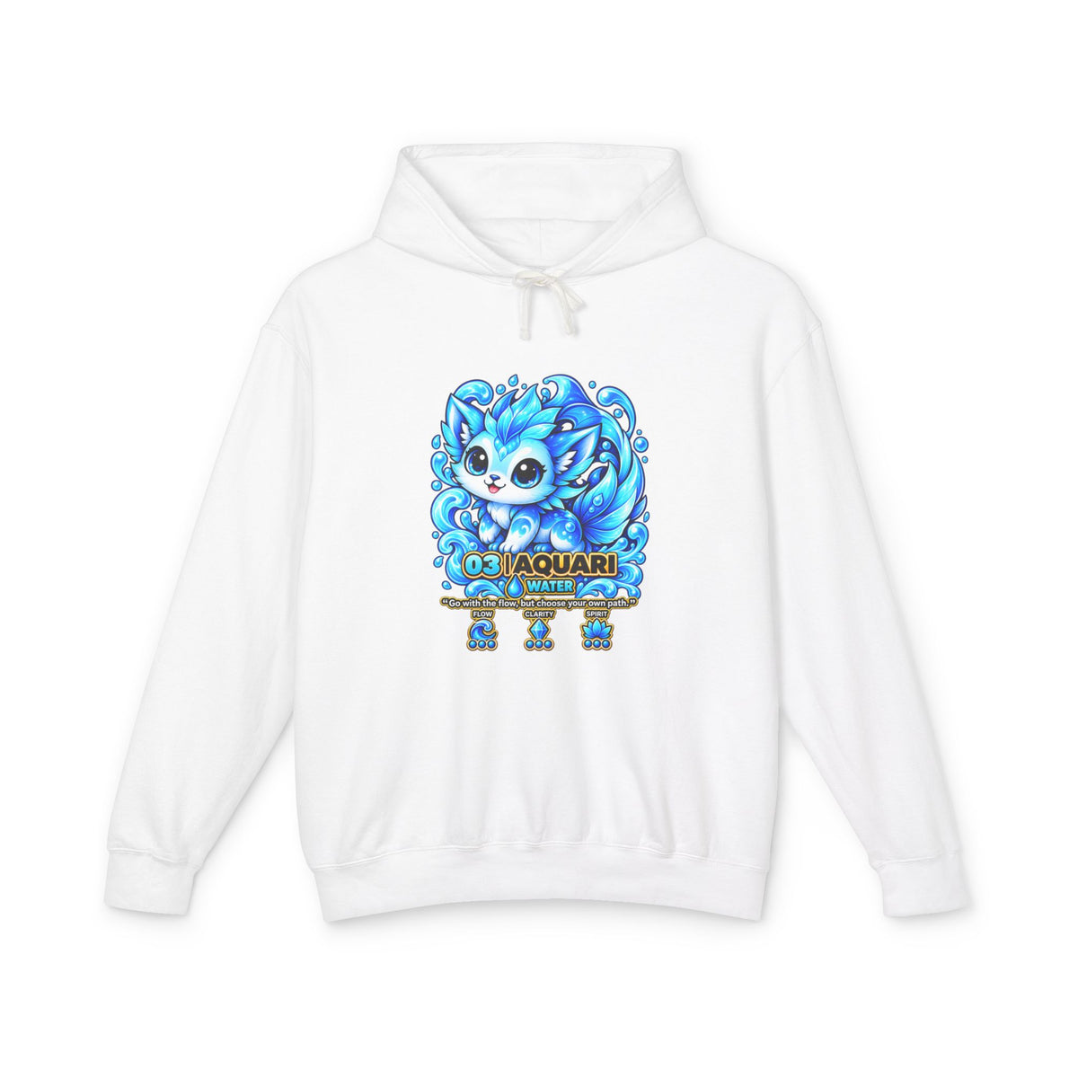 Aquari #03 — Water | Kawaii Hoodie