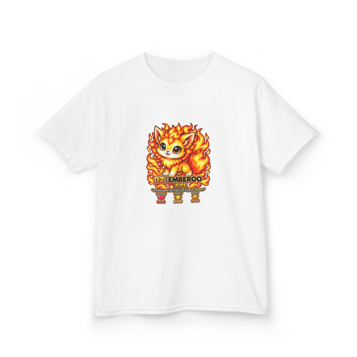 Emberoo #02 — Fire | Kawaii T-Shirt