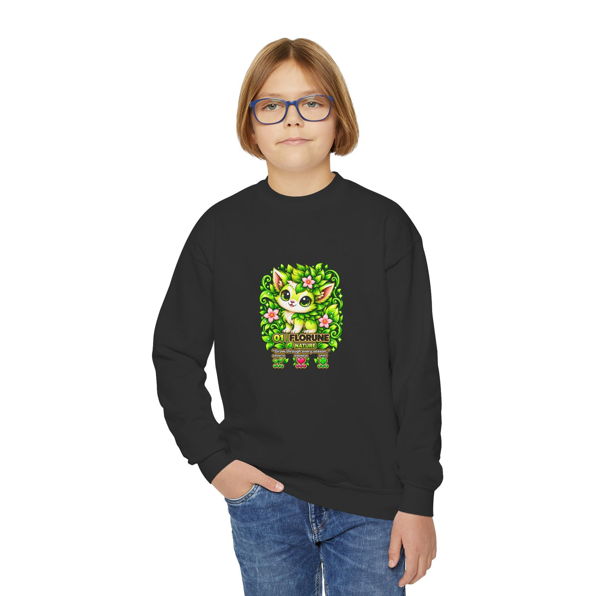 Florune #01 — Plant | Kawaii Sweatshirt