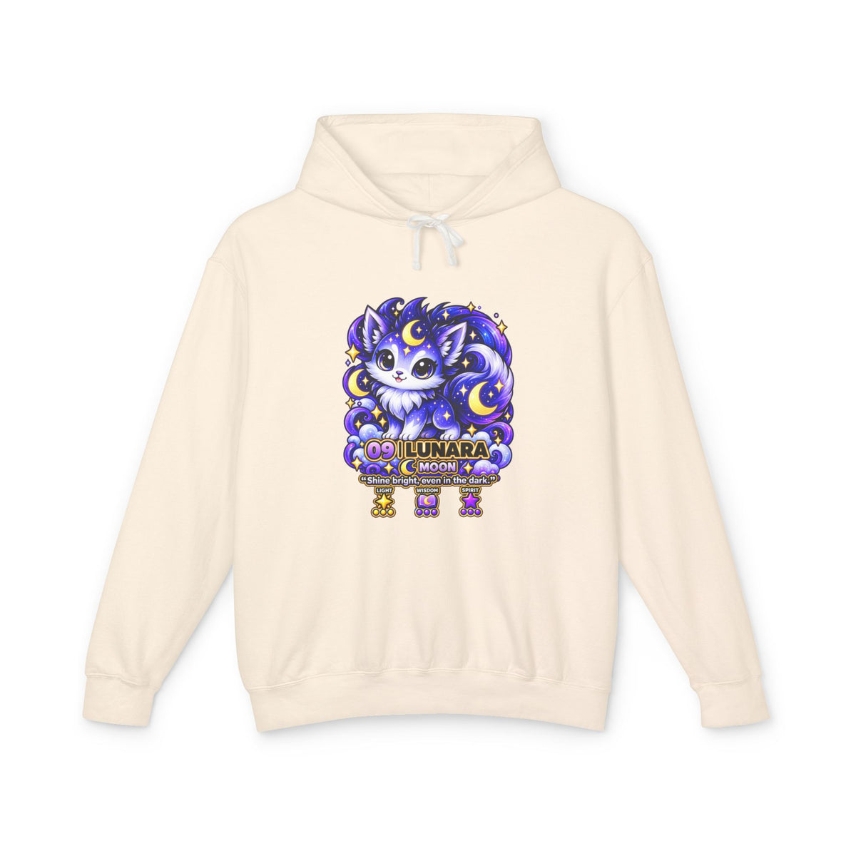 Lunara #09 — Moon | Kawaii Hoodie