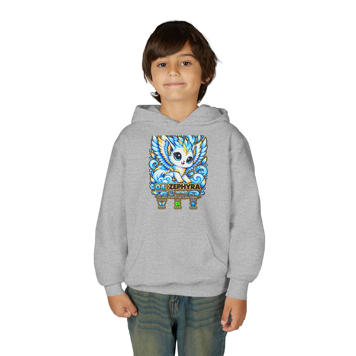 Zephyra #04 — Wind | Kawaii Hoodie