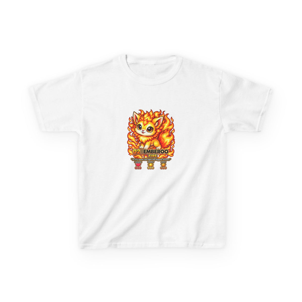 Emberoo #02 — Fire | Kawaii T-Shirt