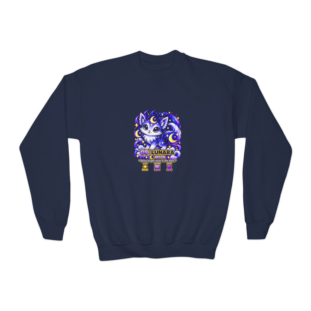 Lunara #09 — Moon | Kawaii Sweatshirt