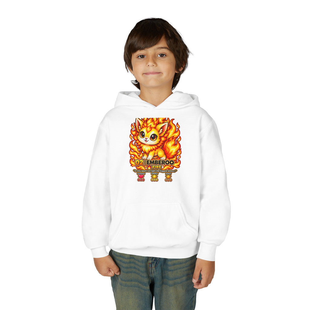 Emberoo #02 — Fire | Kawaii Hoodie