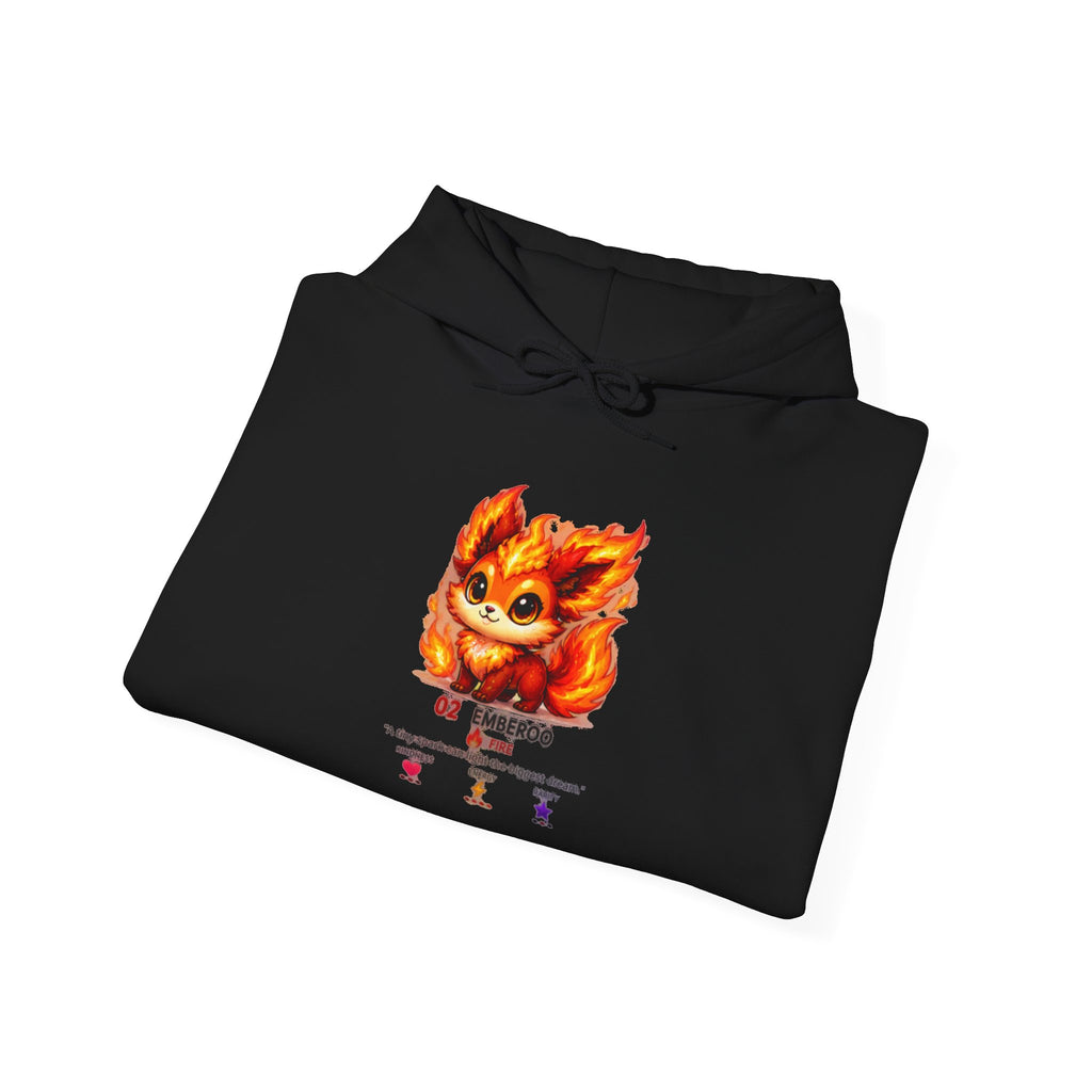 Emberoo #02 — Fire | Kawaii Hoodie