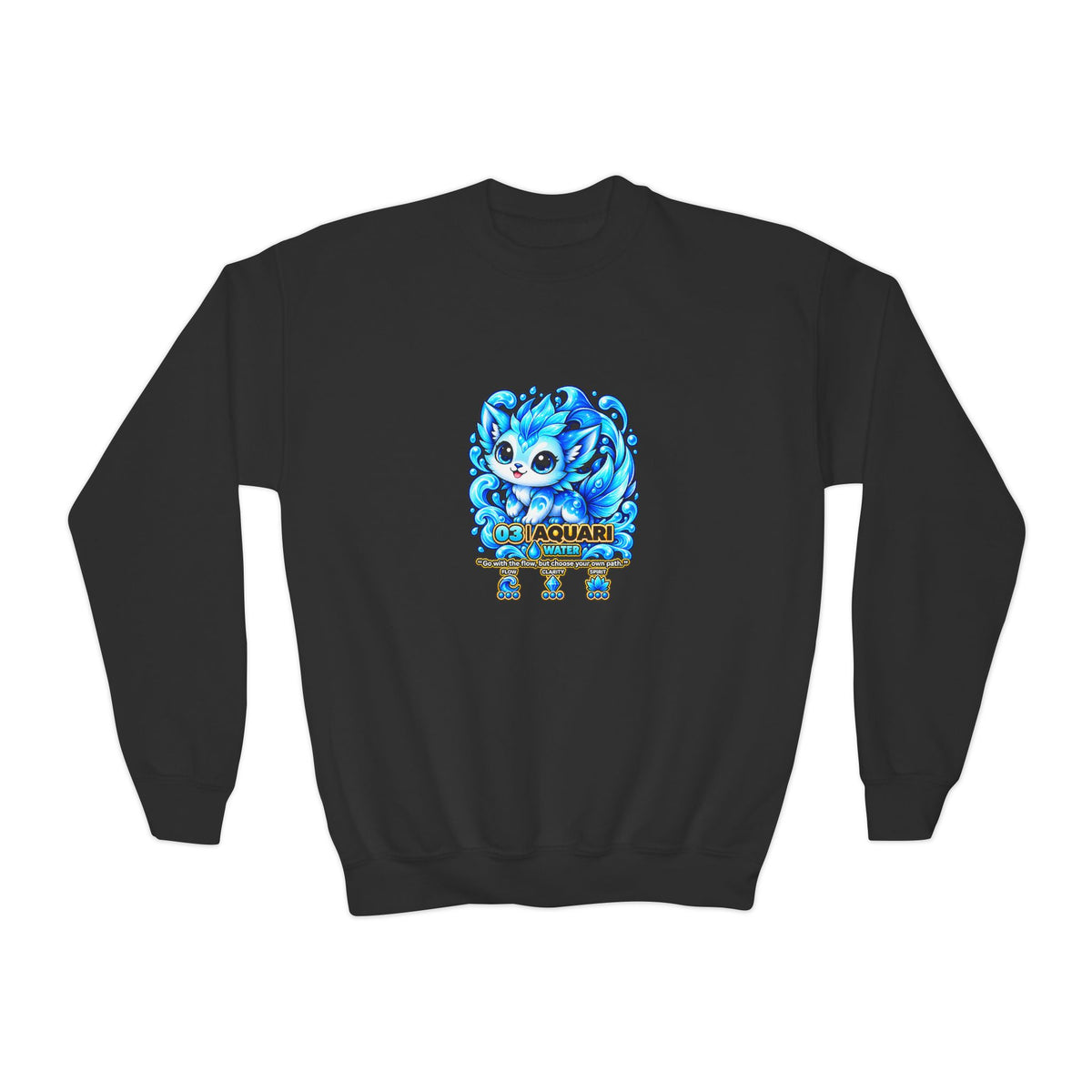 Aquari #03 — Water | Kawaii Sweatshirt