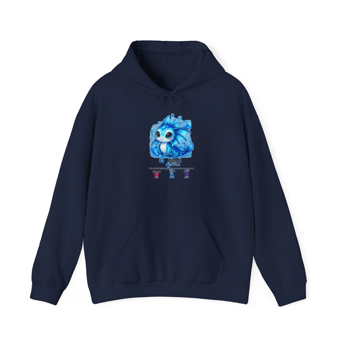 Aquari #03 — Water | Kawaii Hoodie