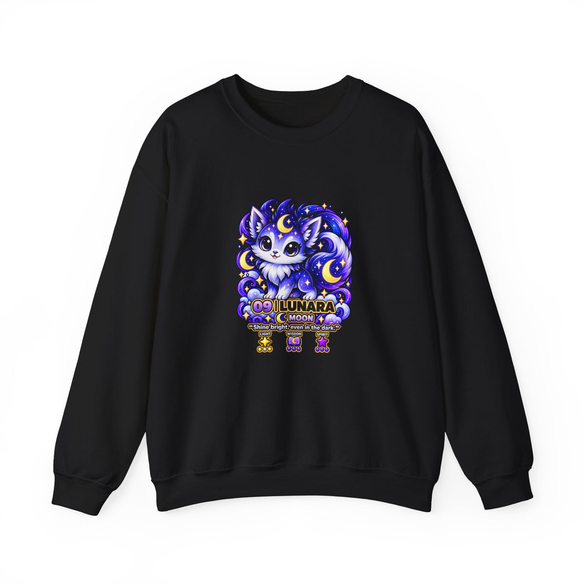 Lunara #09 — Moon | Kawaii Sweatshirt