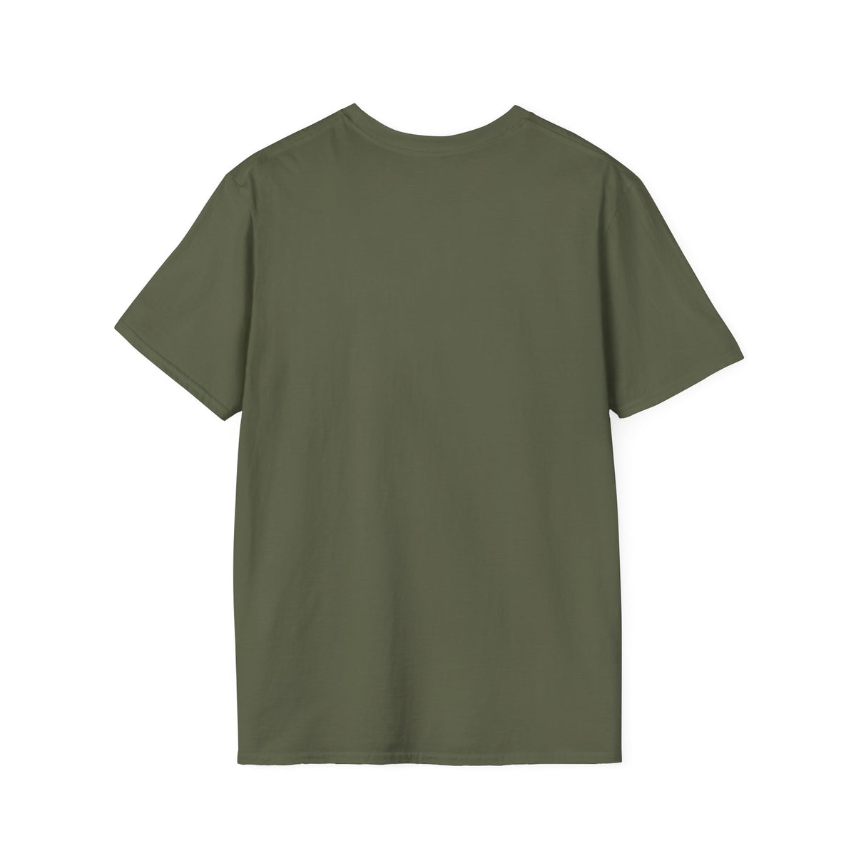 Green Floral Cat T-Shirt — Cute Nature Kitty Graphic Tee