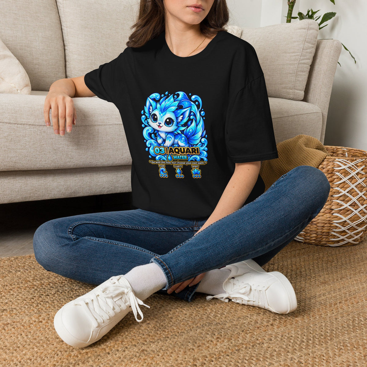 Aquari #03 — Water | Kawaii T-Shirt