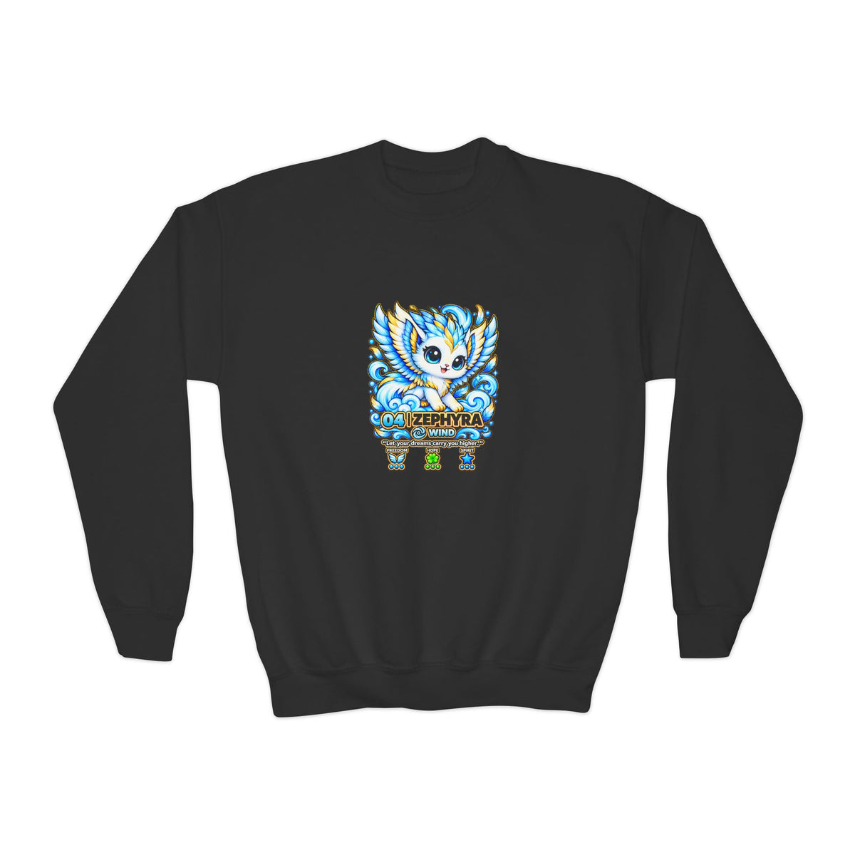 Zephyra #04 — Wind | Kawaii Sweatshirt