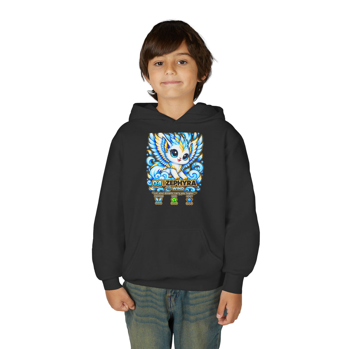 Zephyra #04 — Wind | Kawaii Hoodie