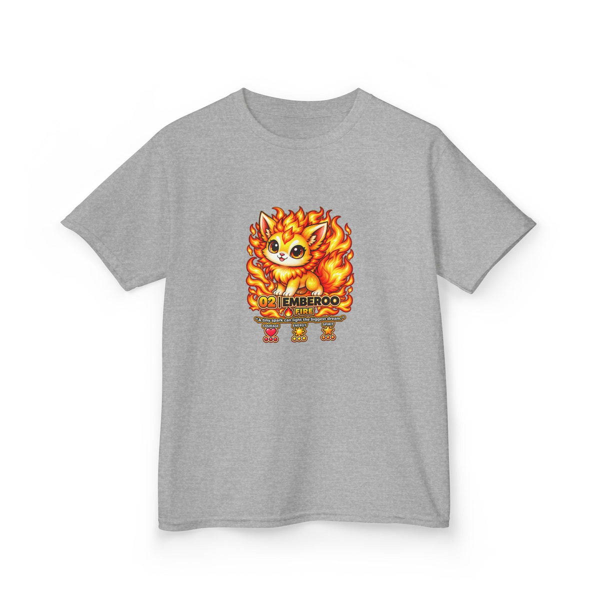 Emberoo #02 — Fire | Kawaii T-Shirt