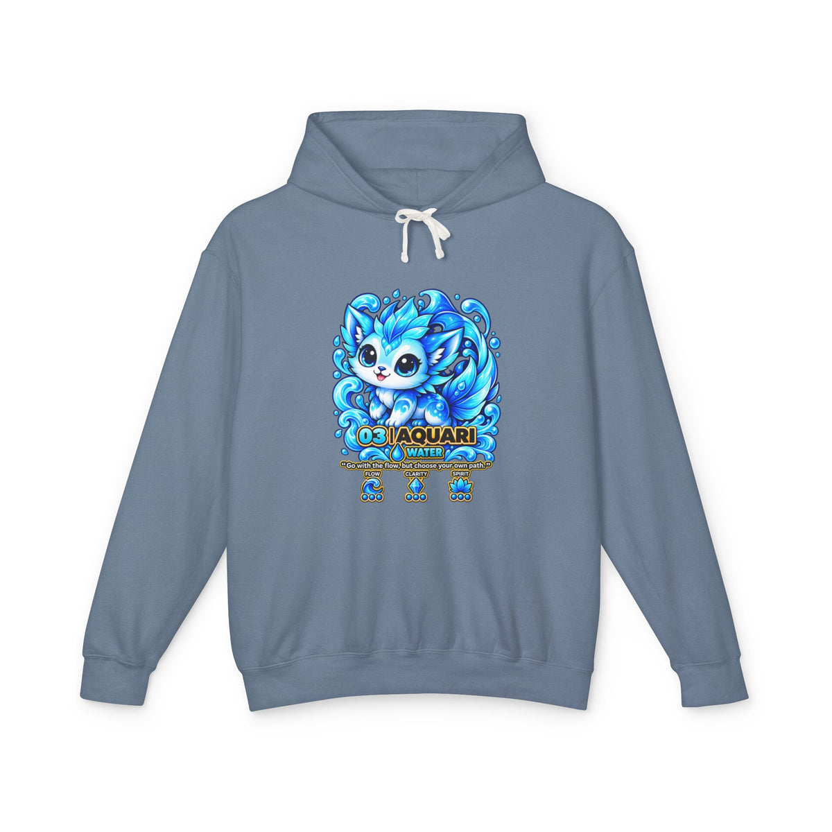 Aquari #03 — Water | Kawaii Hoodie