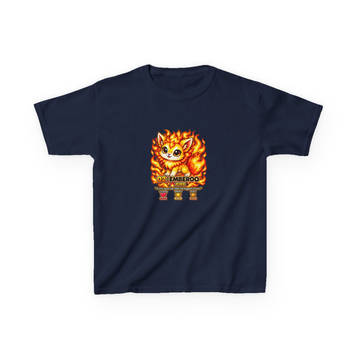 Emberoo #02 — Fire | Kawaii T-Shirt