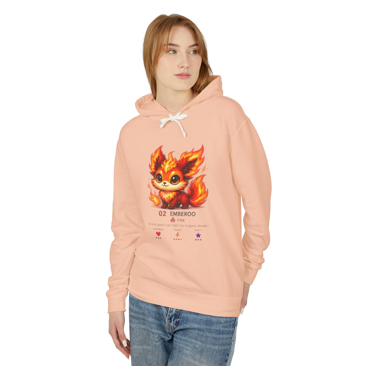 Emberoo #02 — Fire | Kawaii Hoodie
