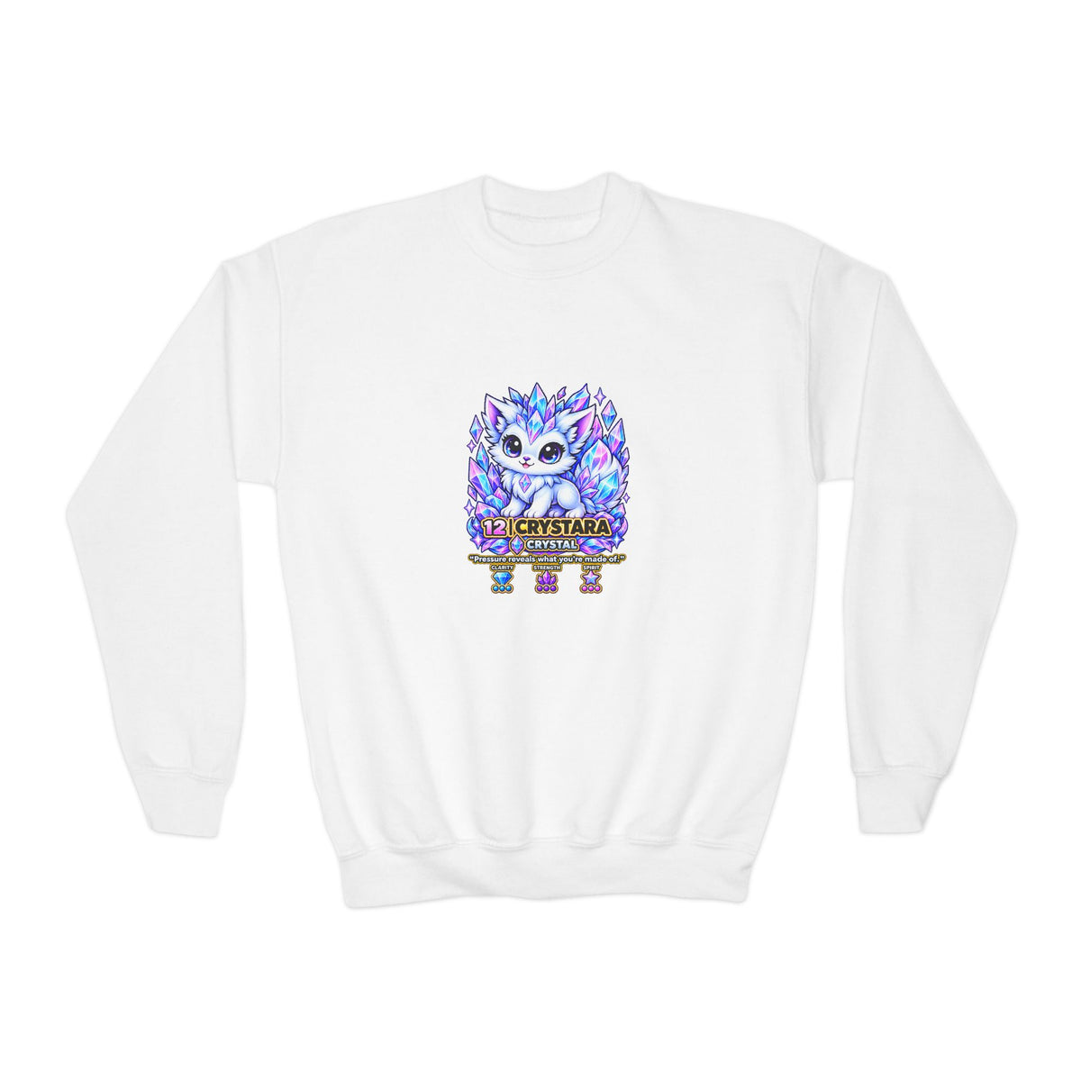 Crystara #12 — Crystal | Kawaii Sweatshirt