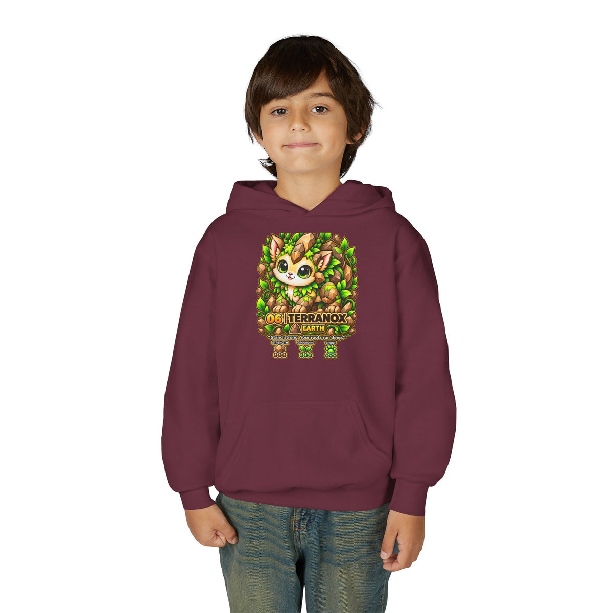 Terranox #06 — Earth | Kawaii Hoodie