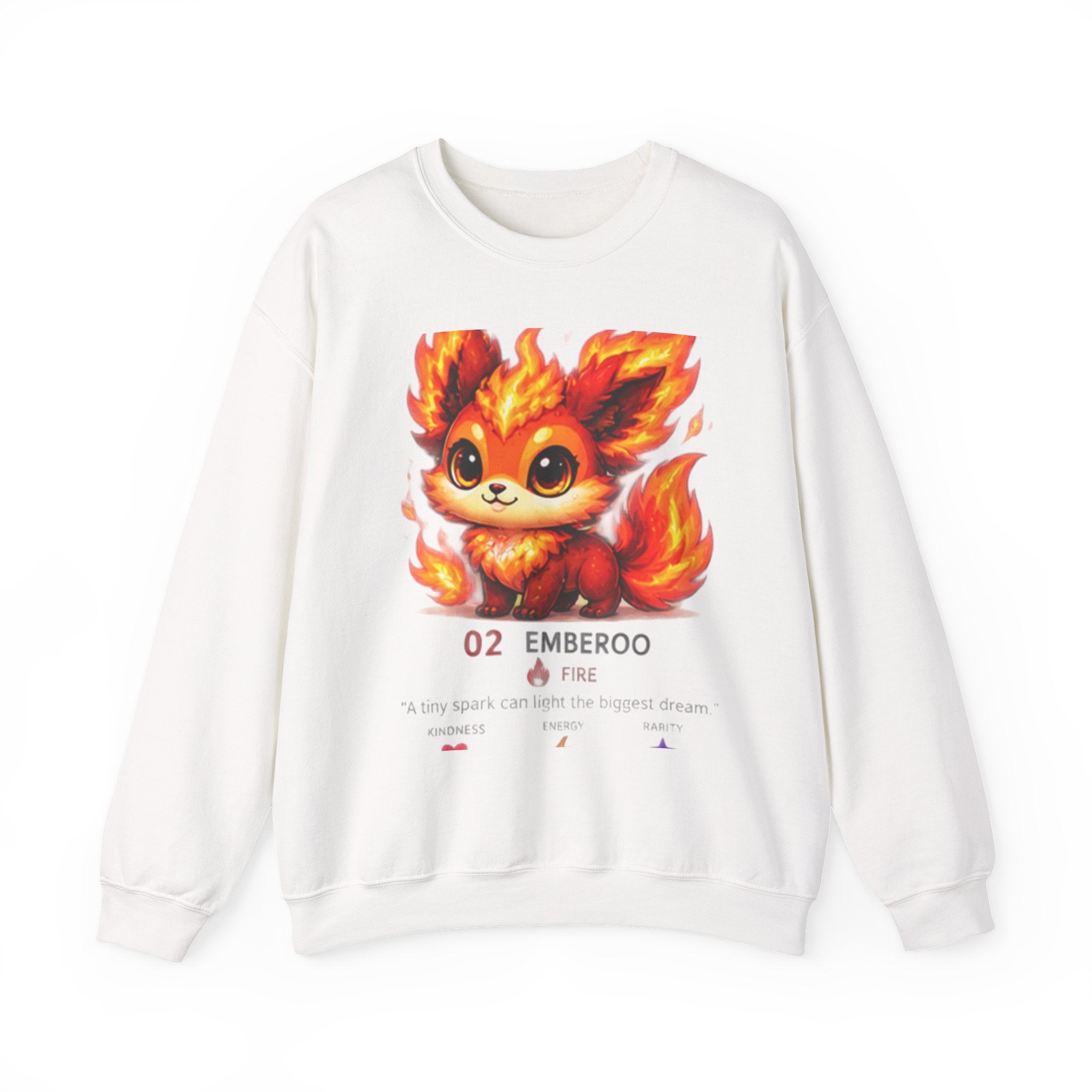 Emberoo #02 — Fire | Kawaii Sweatshirt