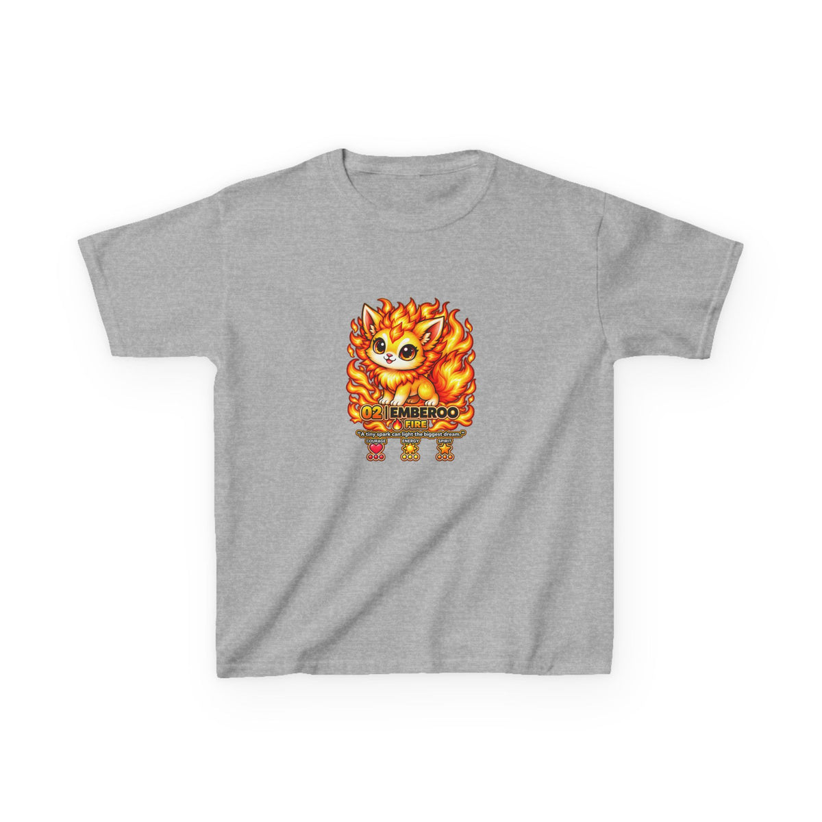 Emberoo #02 — Fire | Kawaii T-Shirt