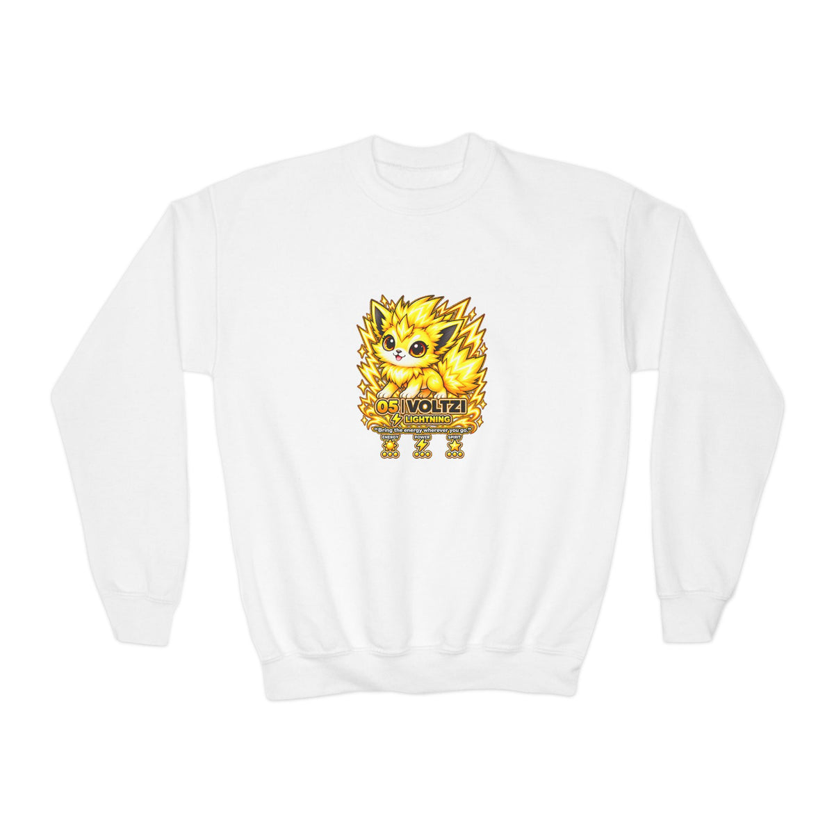 Voltzi #05 — Lightning | Kawaii Sweatshirt
