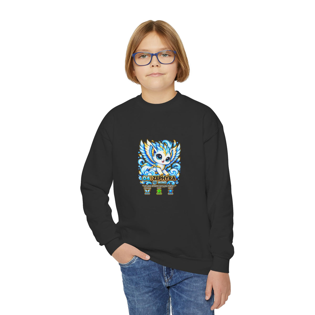 Zephyra #04 — Wind | Kawaii Sweatshirt