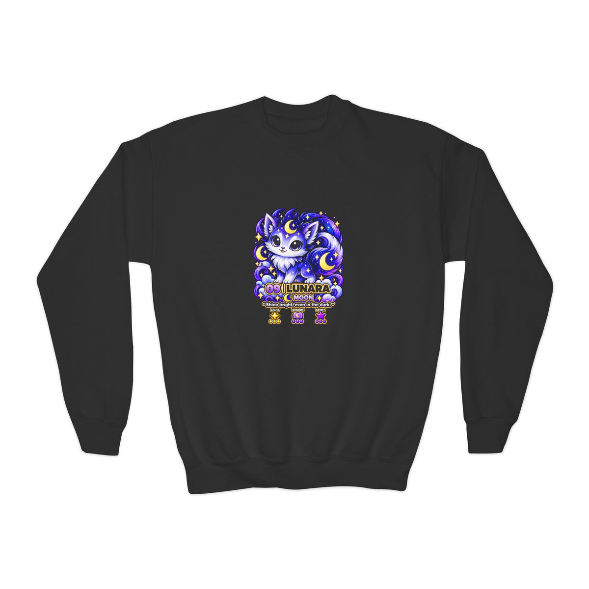 Lunara #09 — Moon | Kawaii Sweatshirt