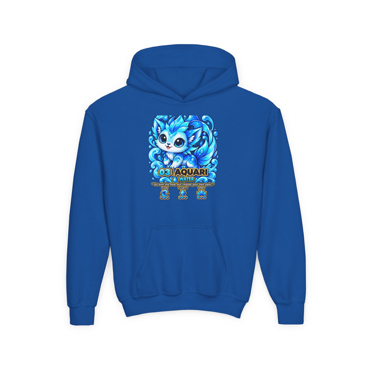 Aquari #03 — Water | Kawaii Hoodie