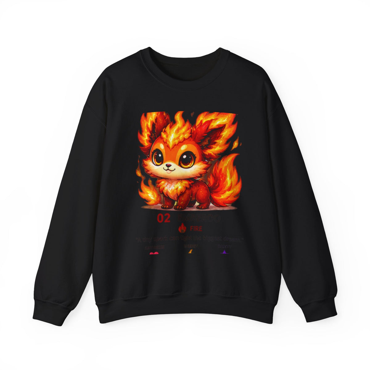 Emberoo #02 — Fire | Kawaii Sweatshirt