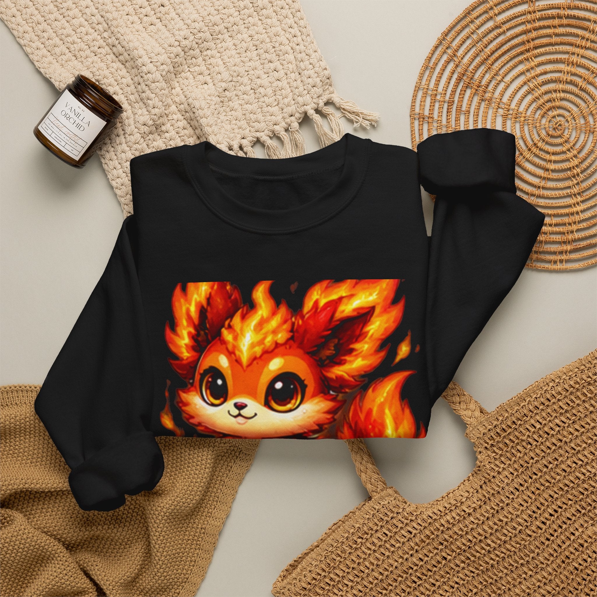 Emberoo #02 — Fire | Kawaii Sweatshirt