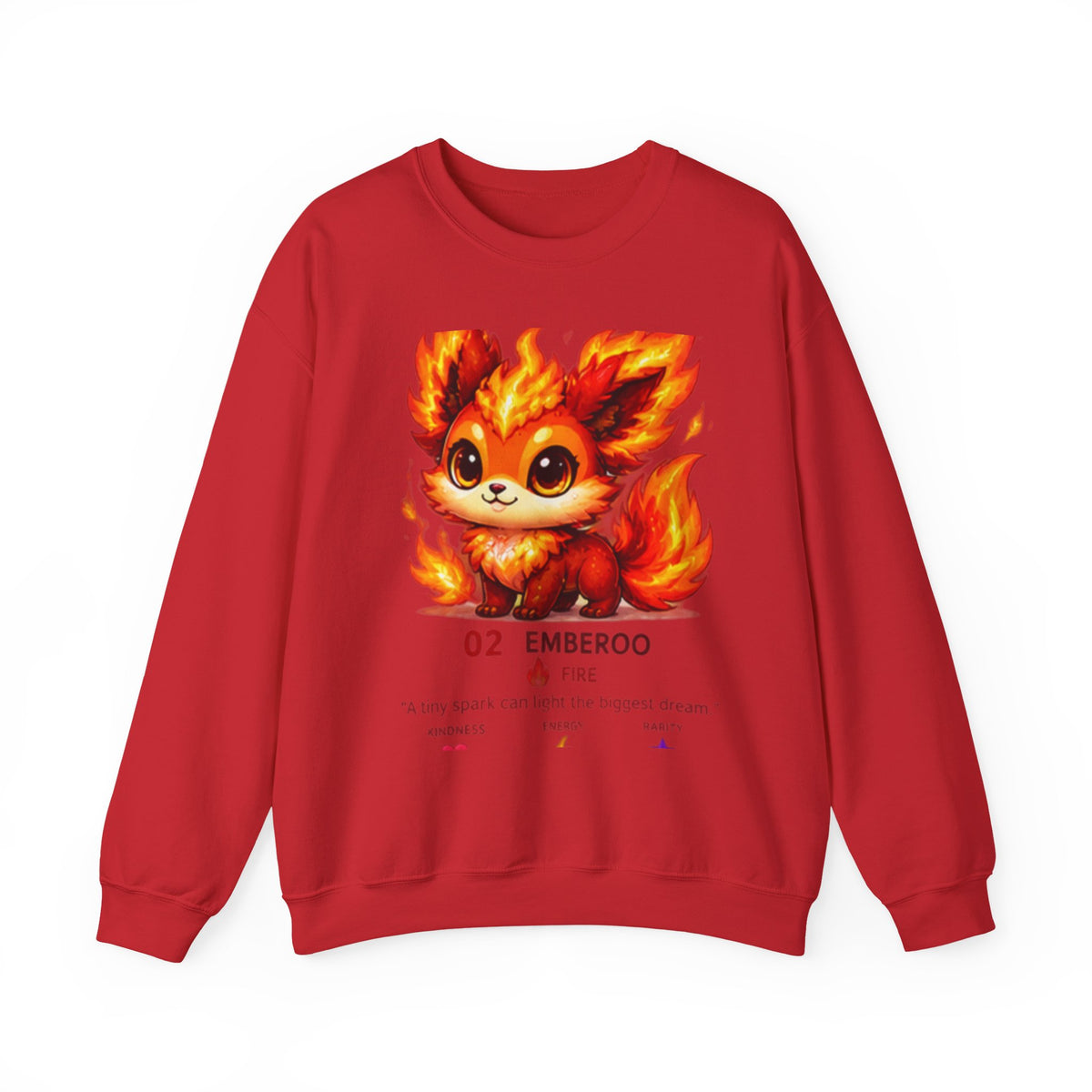 Emberoo #02 — Fire | Kawaii Sweatshirt